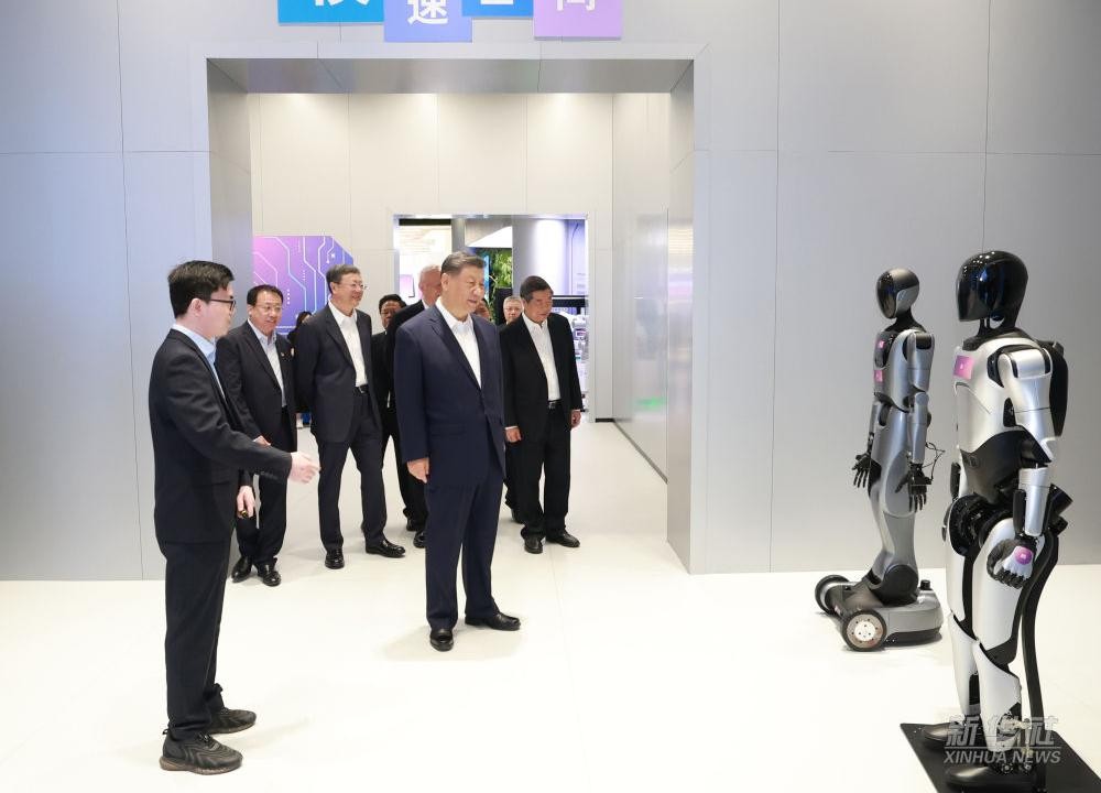 习近平总书记到上海调研，狮贵宾会森代表具身智能行业汇报进展